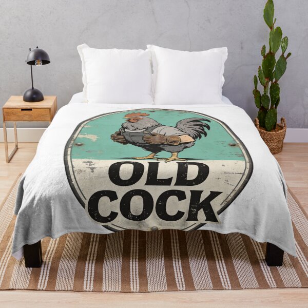 Item preview, Blue Old Cock Tee designed and sold by dudeoir.