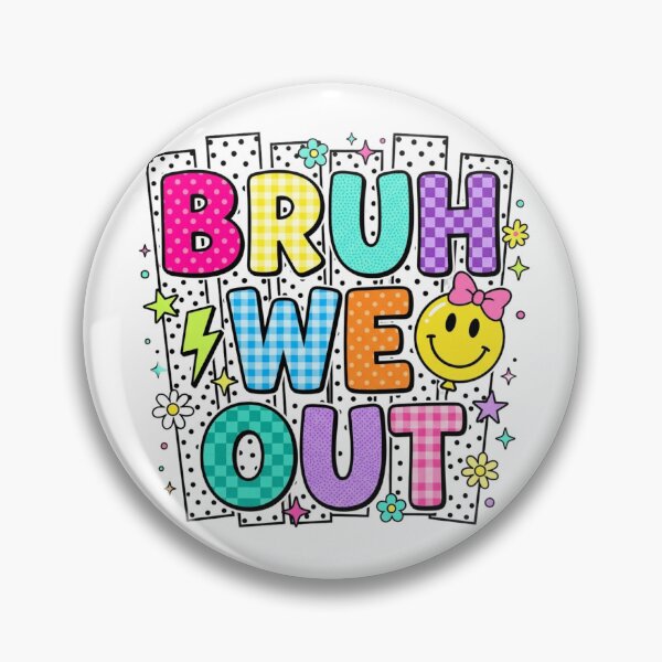 Item preview, Bruh We Out – Funny End of School Year Teacher Student Summer Break Design designed and sold by DoodloraStudio.