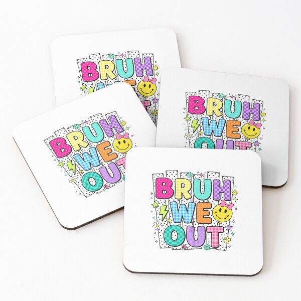 Item preview, Bruh We Out – Funny End of School Year Teacher Student Summer Break Design designed and sold by DoodloraStudio.