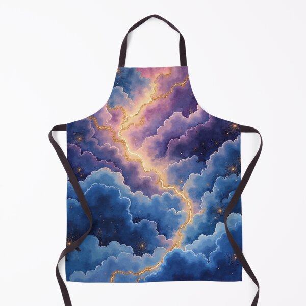 Item preview, Celestial Aurora Passage – Dreamscape Watercolor Galaxy Cloud Illustration designed and sold by Oonward2021.