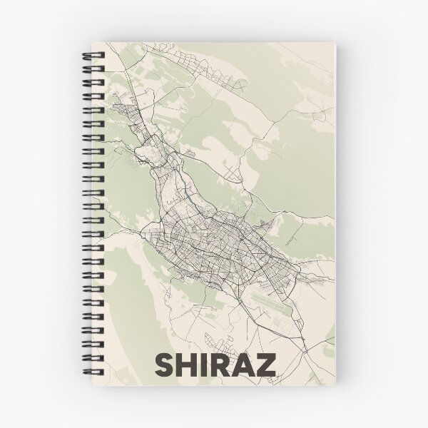 Item preview, Shiraz Map designed and sold by MapsNerd.