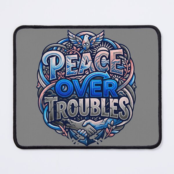 Item preview, Peace Over Troubles - Slate Luxury Edition designed and sold by TrinovaCreates.