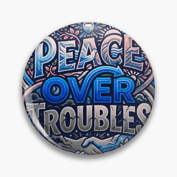 Item preview, Peace Over Troubles - Slate Luxury Edition designed and sold by TrinovaCreates.