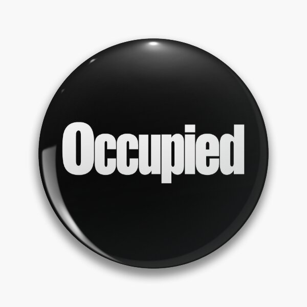 Item preview, Occupied Gay Relationship Status Bold Typography designed and sold by Neofly.Art.