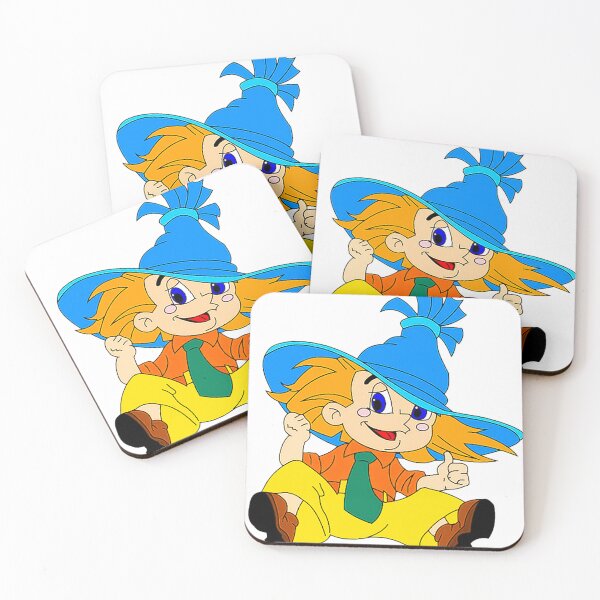 Item preview, Retro Boy with Blue Hat - Classic Neznaika Cartoon Character  designed and sold by Tokraz-art.