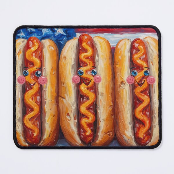 Item preview, Three American Hotdogs designed and sold by Pinkgnomie.