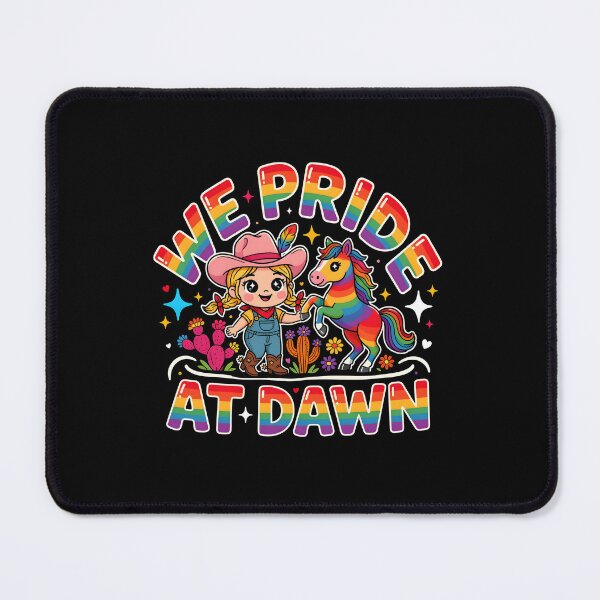 Item preview, We Pride At Dawn Rainbow Western Cowgirl Pride Artwork designed and sold by Redgiant87x.