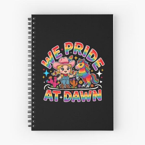 Item preview, We Pride At Dawn Rainbow Western Cowgirl Pride Artwork designed and sold by Redgiant87x.