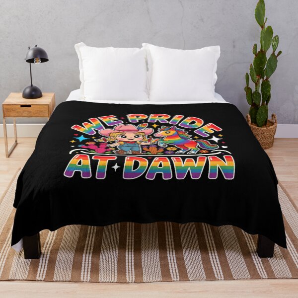 Item preview, We Pride At Dawn Rainbow Western Cowgirl Pride Artwork designed and sold by Redgiant87x.