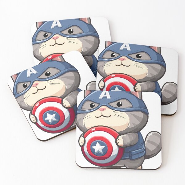 Item preview, Captain Whiskers Blue Cat designed and sold by IllumeInk.