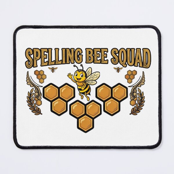 Item preview, spelling bee squad teacher cute bee cartoon design designed and sold by ArtDesignTp.