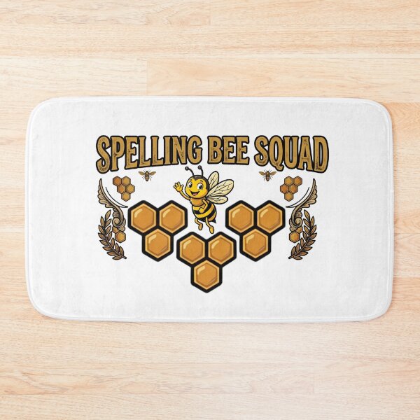 Item preview, spelling bee squad teacher cute bee cartoon design designed and sold by ArtDesignTp.