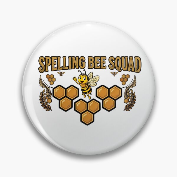 Item preview, spelling bee squad teacher cute bee cartoon design designed and sold by ArtDesignTp.