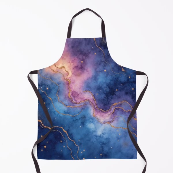 Item preview, Violet Starstream Odyssey – Luxury Watercolor Cosmic Nebula Illustration designed and sold by Oonward2021.