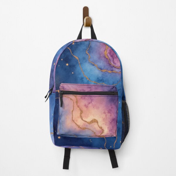Item preview, Violet Starstream Odyssey – Luxury Watercolor Cosmic Nebula Illustration designed and sold by Oonward2021.