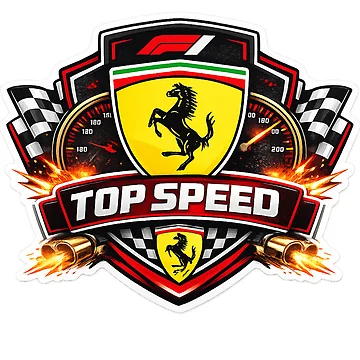 Artwork thumbnail, Ferrari F1 Top Speed Racing Sticker by Deepstudio09