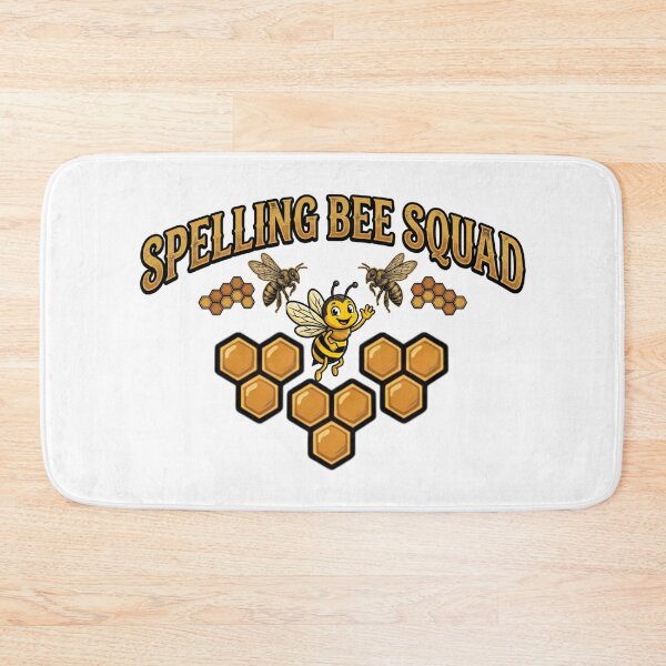 Item preview, cute cartoon bee spelling squad teacher school design designed and sold by ArtDesignTp.