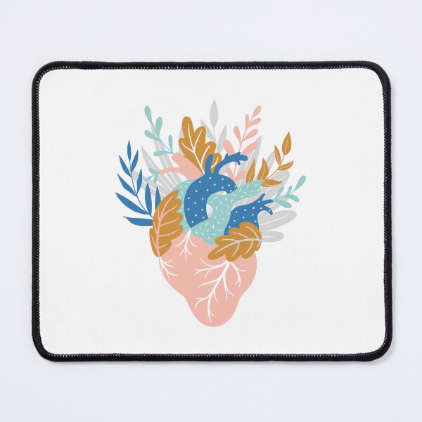 Item preview, floral anatomy heart designed and sold by FloFlo8468.
