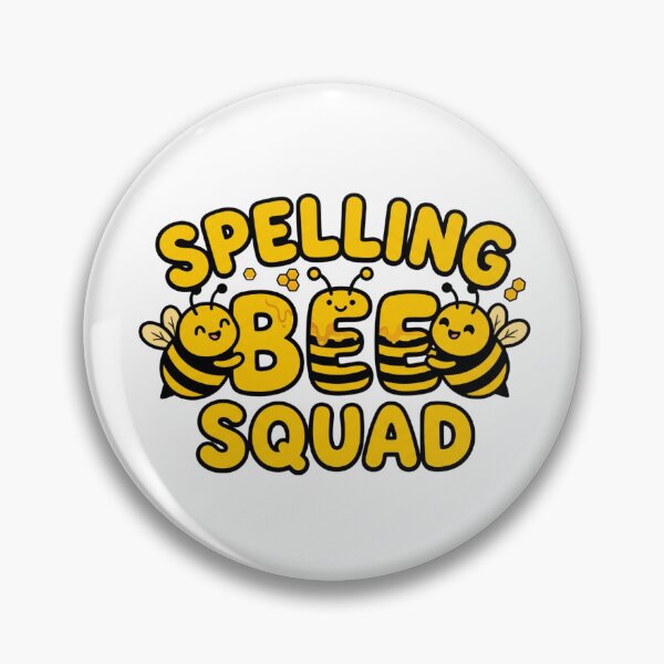 Item preview, spelling bee squad fun cartoon bee school design designed and sold by ArtDesignTp.