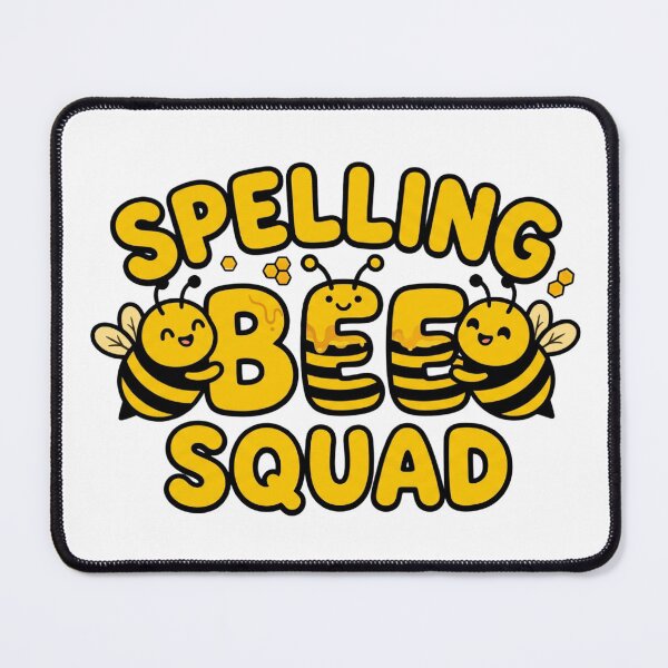 Item preview, spelling bee squad fun cartoon bee school design designed and sold by ArtDesignTp.