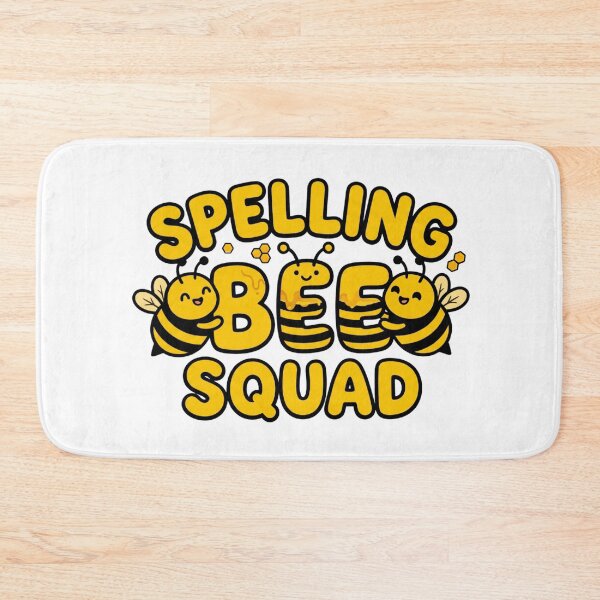 Item preview, spelling bee squad fun cartoon bee school design designed and sold by ArtDesignTp.