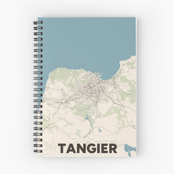 Artikelvorschau, Karte von Tanger entworfen und verkauft von MapsNerd.