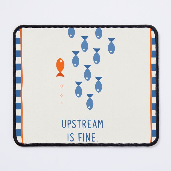 Item preview, Motivational Fish Art, Minimalist Inspirational Print designed and sold by Studio pod Burom.