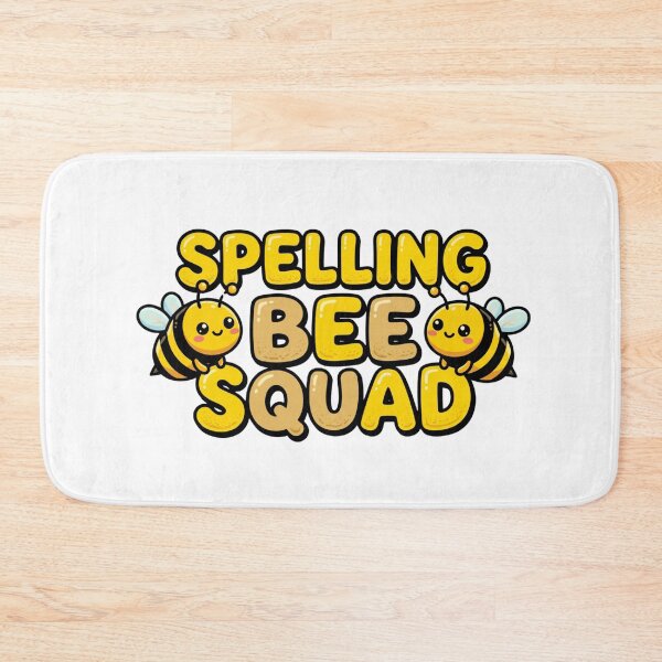 Item preview, school spelling bee squad cartoon bee teacher art designed and sold by ArtDesignTp.