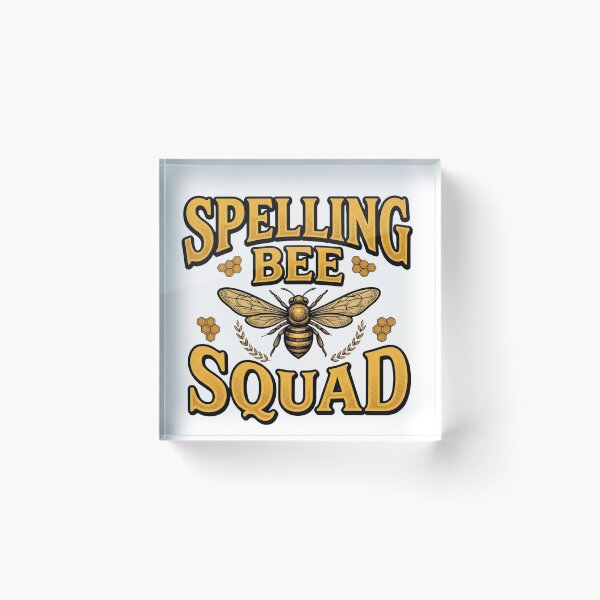 Item preview, spelling bee squad cute teacher cartoon bee design designed and sold by ArtDesignTp.