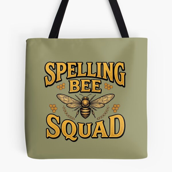 Item preview, spelling bee squad cute teacher cartoon bee design designed and sold by ArtDesignTp.