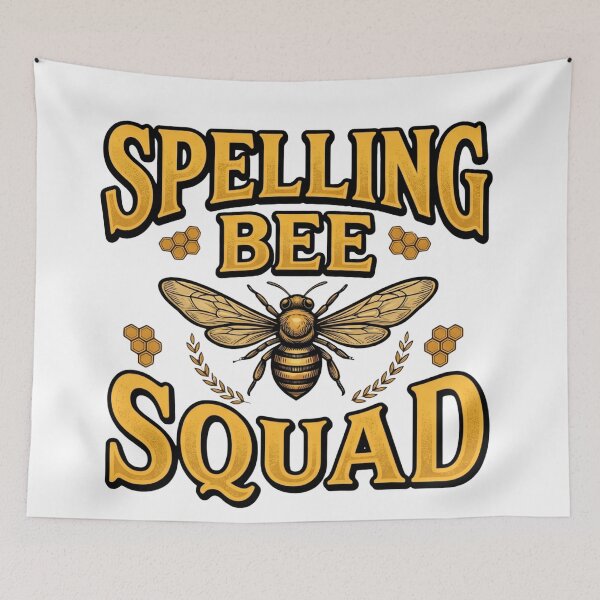 Item preview, spelling bee squad cute teacher cartoon bee design designed and sold by ArtDesignTp.