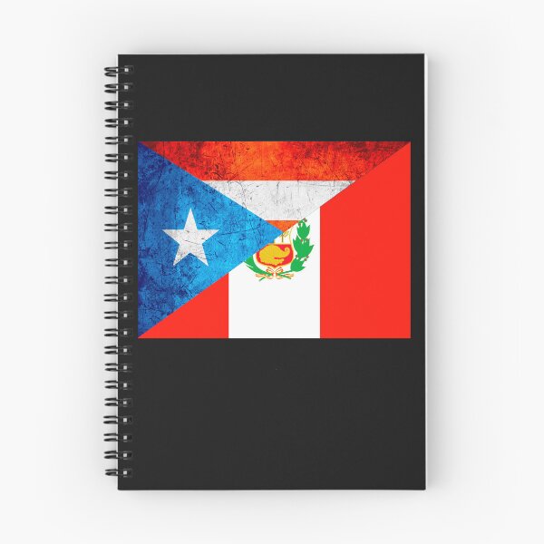 Item preview, Perurican Peru and Puerto Rico Flag Hispanic Heritage Roots designed and sold by erozzz.
