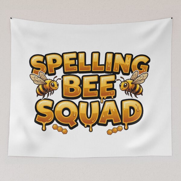 Item preview, cartoon bee spelling squad school teacher design designed and sold by ArtDesignTp.