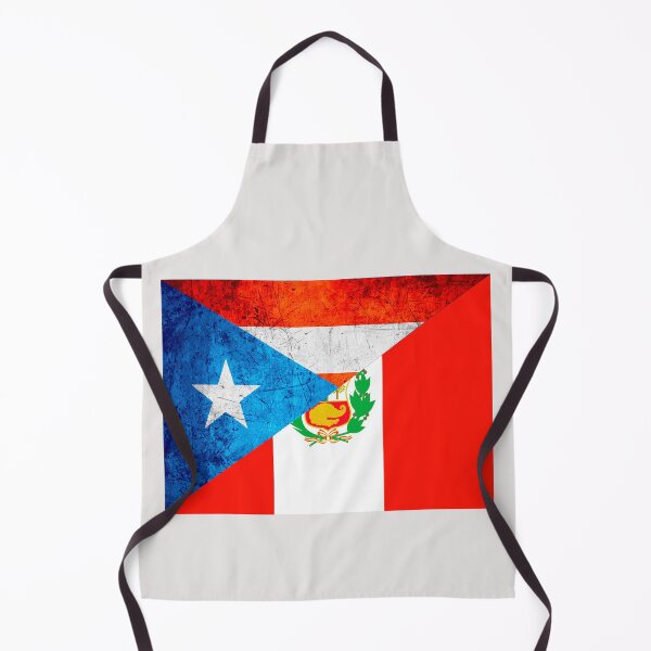 Item preview, Perurican Peru and Puerto Rico Flag Hispanic Heritage Roots designed and sold by erozzz.
