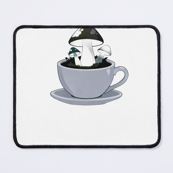 Item preview, Mushroom Tea For Midnight Thoughts — Cottagecore Shirt designed and sold by OdinLabs.