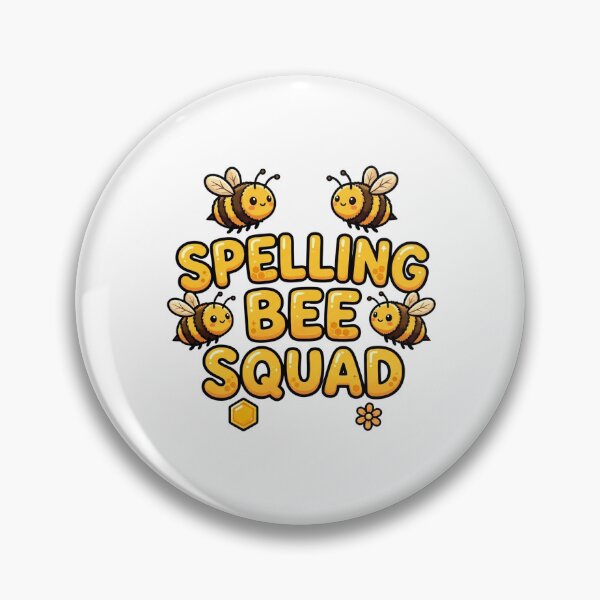 Item preview, spelling bee squad teacher cartoon bee school graphic designed and sold by ArtDesignTp.