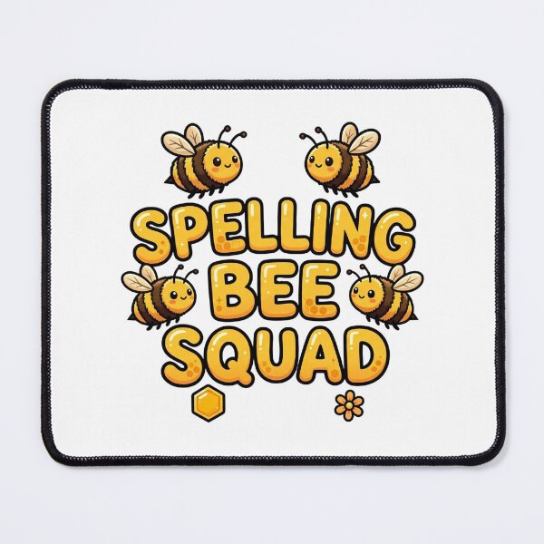 Item preview, spelling bee squad teacher cartoon bee school graphic designed and sold by ArtDesignTp.