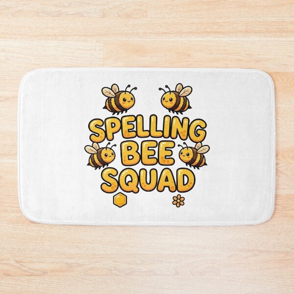 Item preview, spelling bee squad teacher cartoon bee school graphic designed and sold by ArtDesignTp.