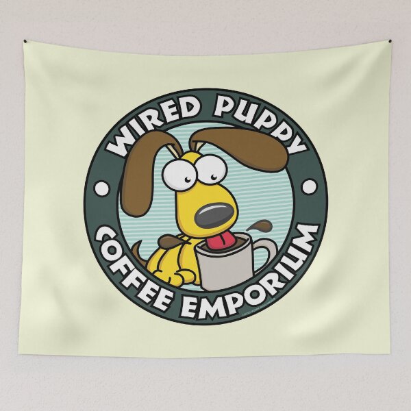 Item preview, Wired Puppy Coffee Emporium designed and sold by Wislander.