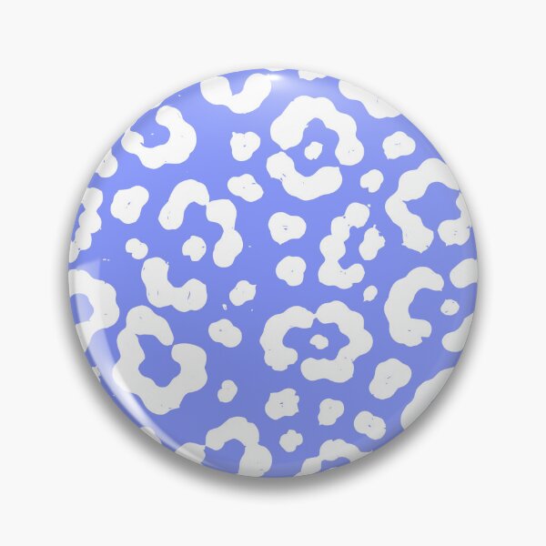 Item preview, Modern Leopard Pattern in Periwinkle Blue & White designed and sold by Napofazarte.