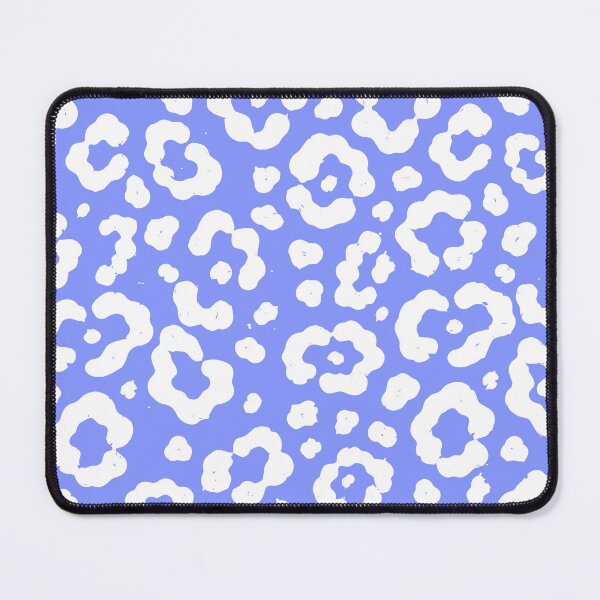 Item preview, Modern Leopard Pattern in Periwinkle Blue & White designed and sold by Napofazarte.