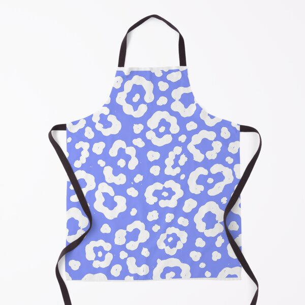 Item preview, Modern Leopard Pattern in Periwinkle Blue & White designed and sold by Napofazarte.