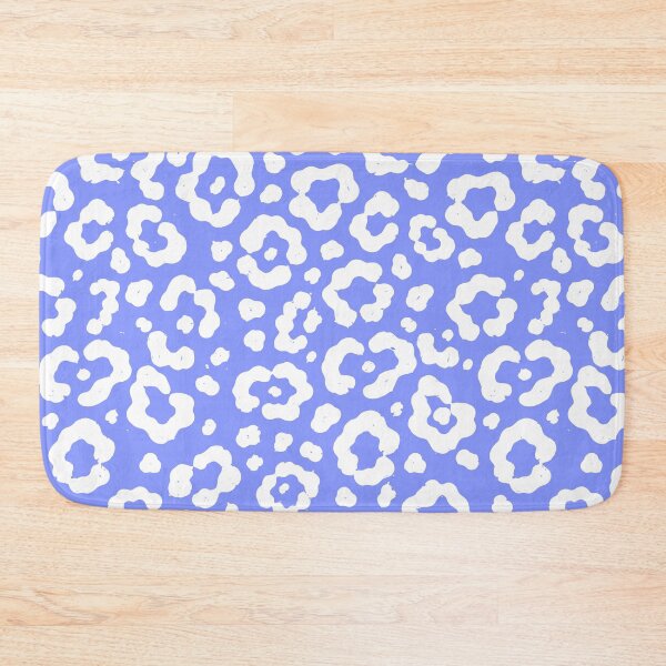 Item preview, Modern Leopard Pattern in Periwinkle Blue & White designed and sold by Napofazarte.