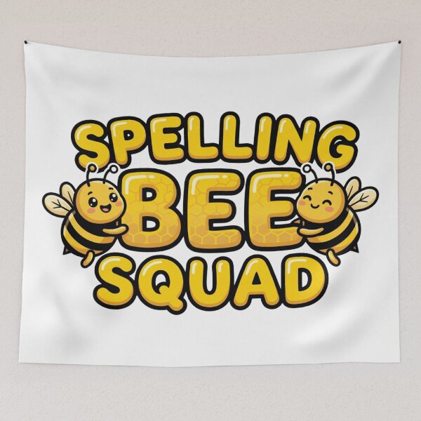 Item preview, cute spelling bee squad cartoon school teacher design designed and sold by ArtDesignTp.