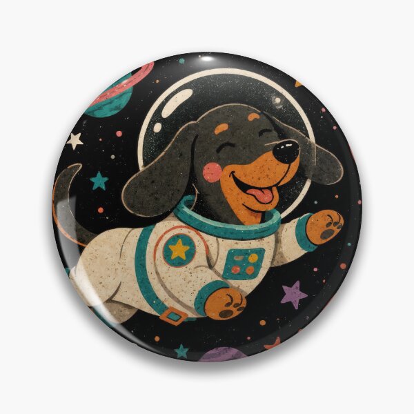Item preview, Wall Art - Postcard - #2 - Cosmic Dachshund Adventure designed and sold by ForeverPrintsOK.