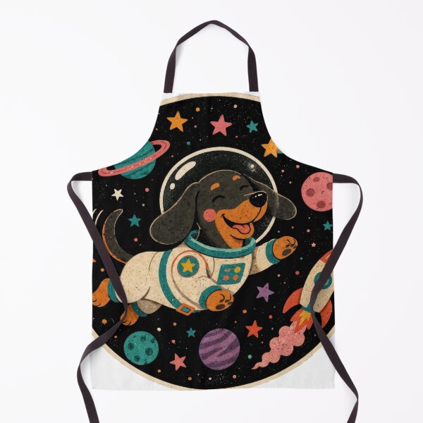 Item preview, Wall Art - Postcard - #2 - Cosmic Dachshund Adventure designed and sold by ForeverPrintsOK.