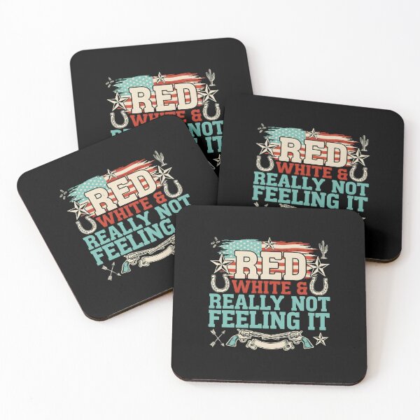 Item preview, Red White & Really Not Feeling It Retro Independence Day Sarcasm designed and sold by Redgiant87x.