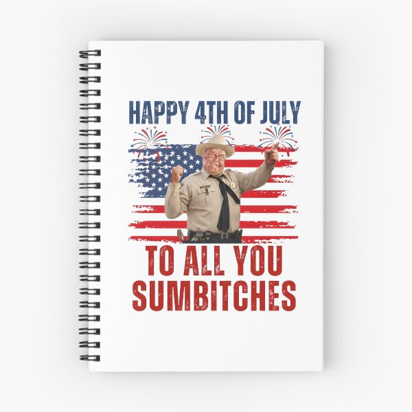 Item preview, Happy 4th Of July To All You - Retro Smokey And The Bandit designed and sold by retro-and-rust.