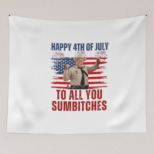 Item preview, Happy 4th Of July To All You - Retro Smokey And The Bandit designed and sold by retro-and-rust.