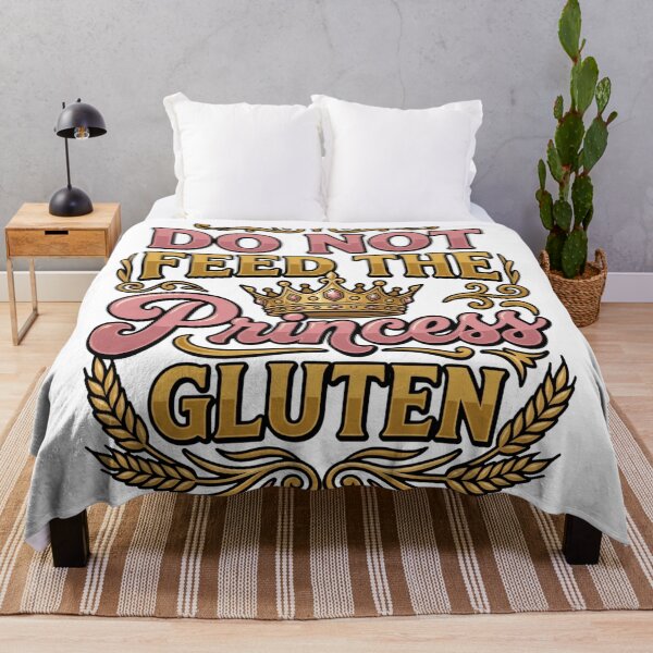 Item preview, do not feed princess gluten funny humor meme art designed and sold by ArtDesignTp.